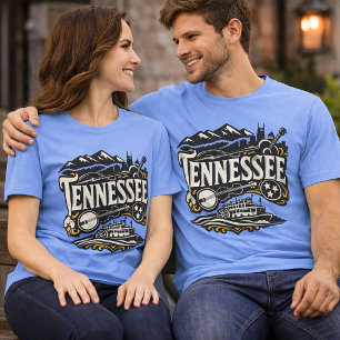 Camiseta Patrimonio del Estado de Tennessee Música Arte Mon