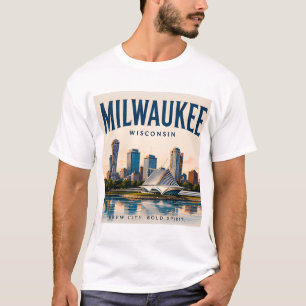 Camiseta Patrimonio del frente del lago Milwaukee