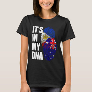 Camiseta Patrimonio Filipino Y Australiano De La Bandera De