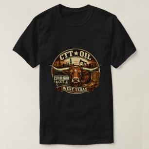 Camiseta Patrimonio Ganadero y Petrolero del Oeste de Texas