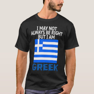 Camiseta Patrimonio griego orgulloso de ser griego raíz ban