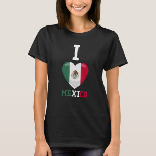 Camiseta Patrimonio hispano Cultura Mexicana Corazón Orgull