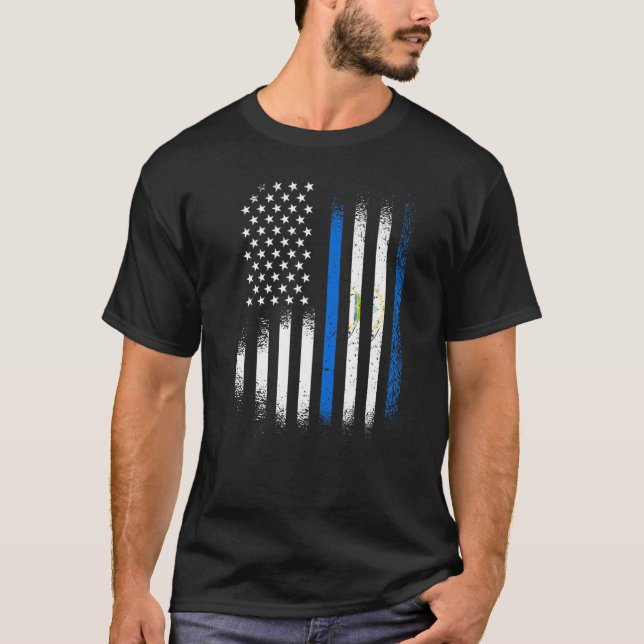 Camiseta Patrimonio hispano nicaragüense norteamericano mes (Anverso)