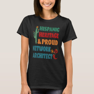 Camiseta Patrimonio hispano y orgulloso arquitecto de redes