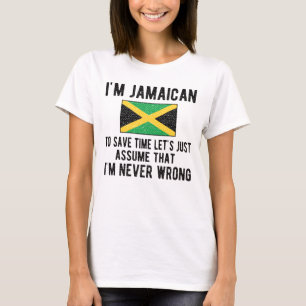 Camiseta Patrimonio jamaiquino Jamaica Rota la bandera jama