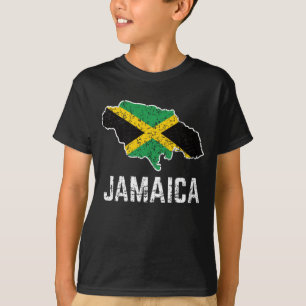 Camiseta Patrimonio jamaiquino Jamaica Rota la bandera jama