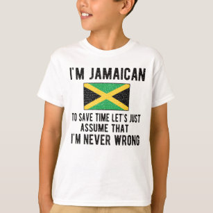 Camiseta Patrimonio jamaiquino Jamaica Rota la bandera jama