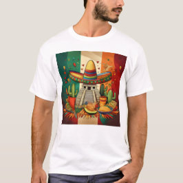 Camiseta Patrimonio mexicano y obras de arte de la Fiesta
