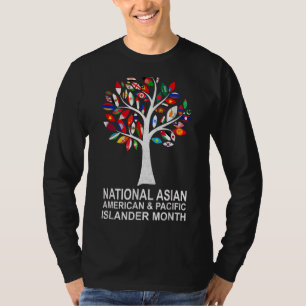 Camiseta Patrimonio nacional asiático-americano de las isla