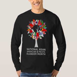 Camiseta Patrimonio nacional asiático-americano de las isla