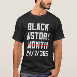 Camiseta Patrimonio Negro Mes de la Historia Negra 24 7 Org
