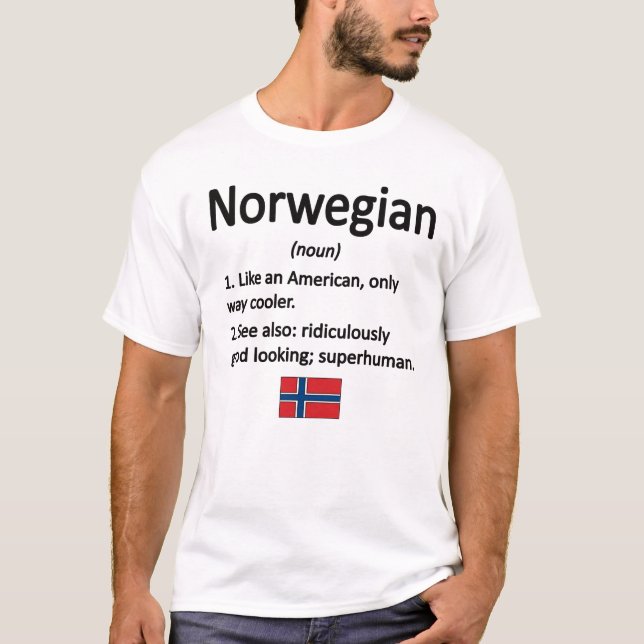 Camiseta Patrimonio noruego de Noruega (Anverso)