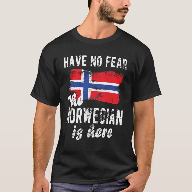 Camiseta Patrimonio noruego Noruega Rodea Bandera Noruega (Anverso)
