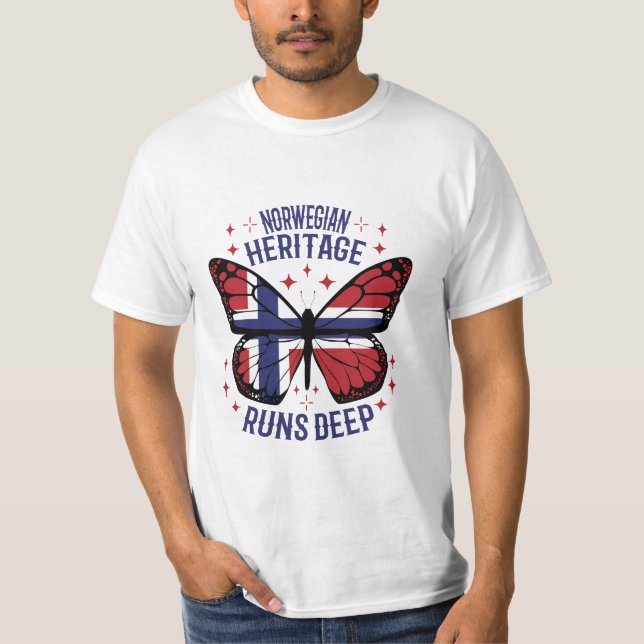 CAMISETA PATRIMONIO NORUEGO SE PROFUNDA (Anverso)