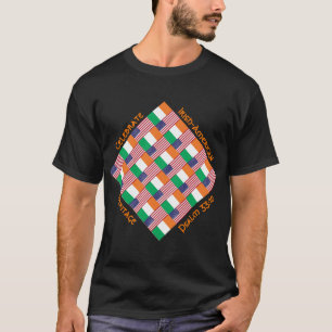Camiseta PATRIMONIO patriótico IRLANDÉS-ESTADOUNIDENSE Pers