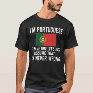 Camiseta Patrimonio portugués Portugal Rodea Bandera Portug