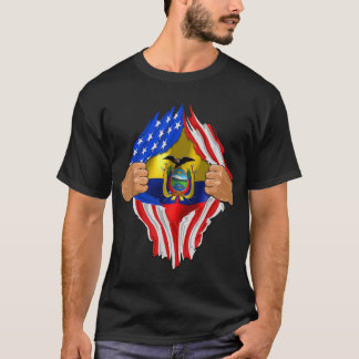 Camiseta Patrimonio súper ecuatoriano Ecuador Rota Bandera 