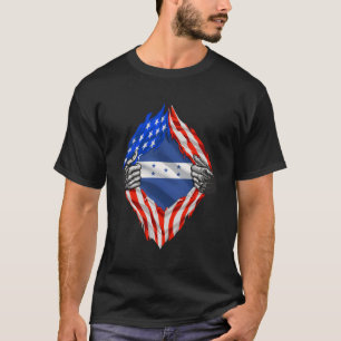 Camiseta Patrimonio Super Hondureño Honduras Roots Bandera 
