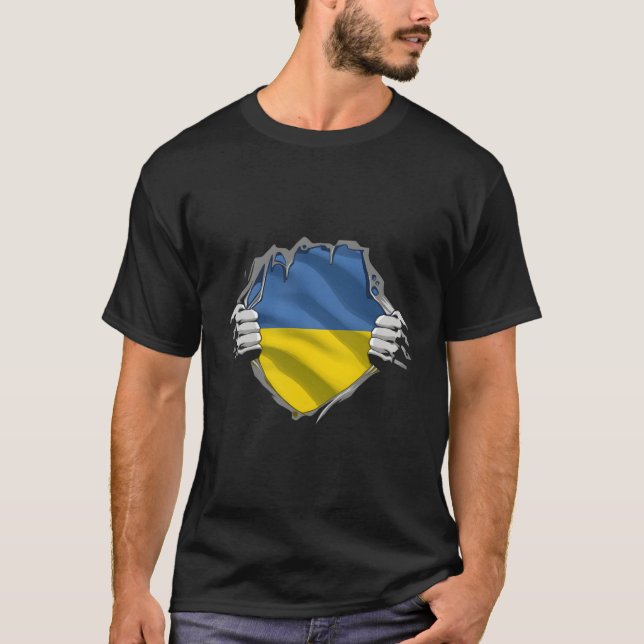 Camiseta Patrimonio superucraniano orgulloso de Ucrania ena (Anverso)