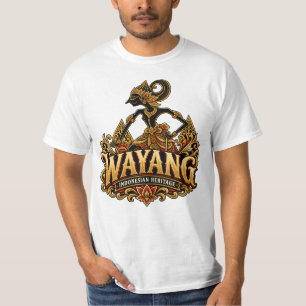 Camiseta Patrimonio Wayang Indonesio v3
