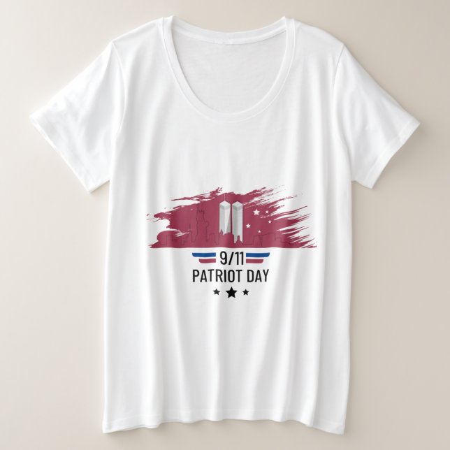 Camiseta Patriot 9-11 Day Plus Size (Anverso del diseño)