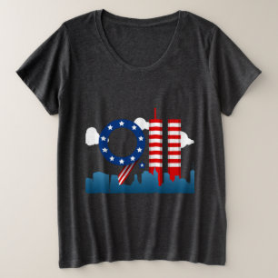 Camiseta Patriot 9-11 Day Plus Size