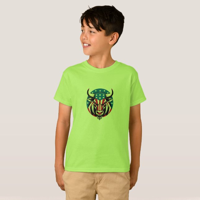 Camiseta Patriot Bull Power (Anverso completo)
