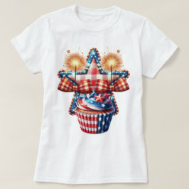 Camiseta Patriot Gingham Art