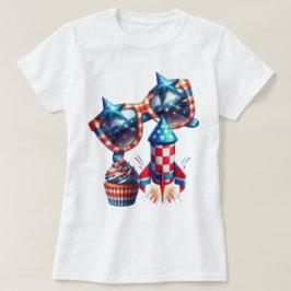 Camiseta Patriot Gingham Art