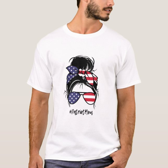 Camiseta Patriot Mom (Anverso)