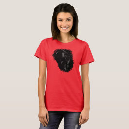 Camiseta PATRIOT SKULL Gris negro