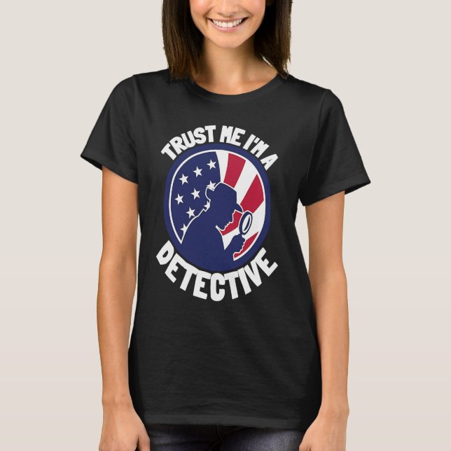 Camiseta Patriot USA Detective Spy And Private Investigator (Anverso)