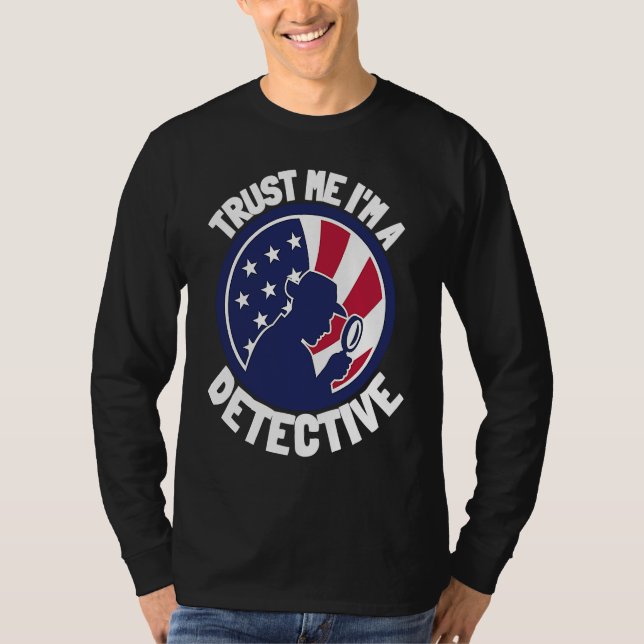 Camiseta Patriot USA Detective Spy And Private Investigator (Anverso)