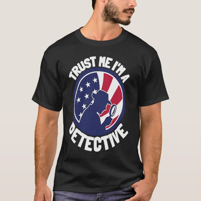 Camiseta Patriot USA Detective Spy And Private Investigator (Anverso)