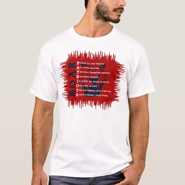Camiseta PATRIOTA afroamericano (Anverso)