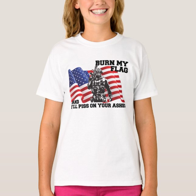 Camiseta Patriota americano (Anverso)
