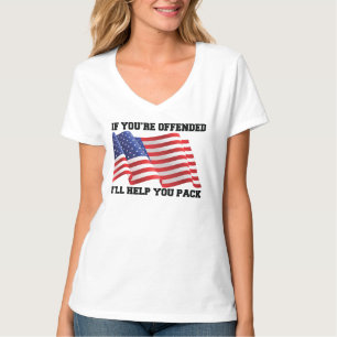 Camiseta patriota americano