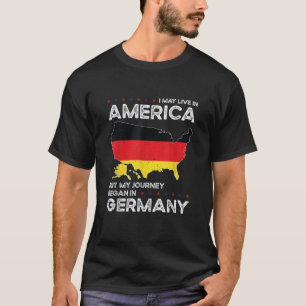 Camiseta Patriota americano alemán Estados Unidos crece la