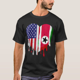 Camiseta Patriota Americano De Surinam Crecía El País Se De
