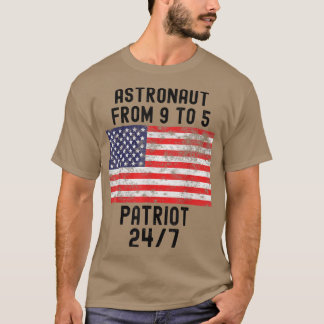 Camiseta Patriota astronauta patriota 4 de julio Bandera de