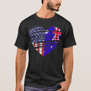 Camiseta Patriota australiana estadounidense de la cosecha