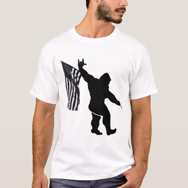 Camiseta Patriota Bigfoot (Anverso)
