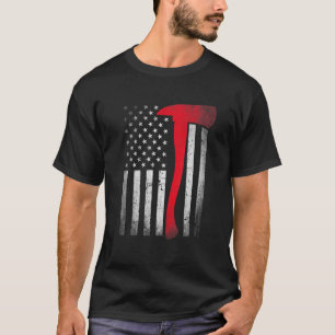 Camiseta Patriota bombero de bombero bandera estadounidense