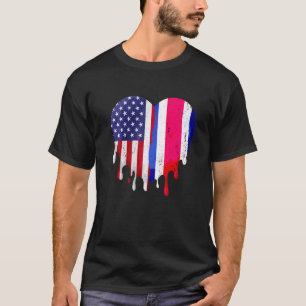 Camiseta Patriota costarricense cultivó derretimiento de pa