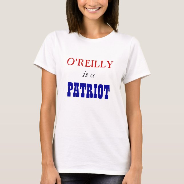 Camiseta Patriota de Bill O Reilly (Anverso)