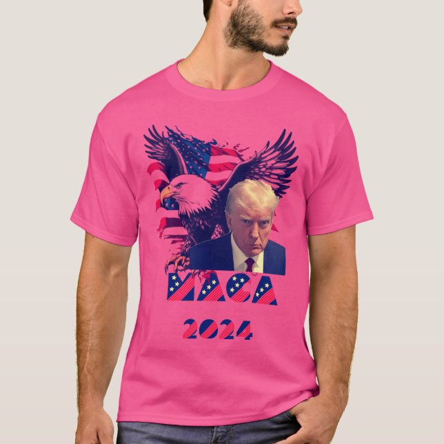 Camiseta Patriota de Donald Trump (Anverso)