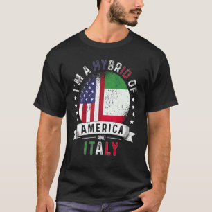 Camiseta Patriota de Estados Unidos Italia Bandera de Estad