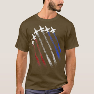 Camiseta Patriota De La Bandera Americana De Combate Feliz 