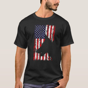 Camiseta Patriota de la bandera de Estados Unidos del Pasto