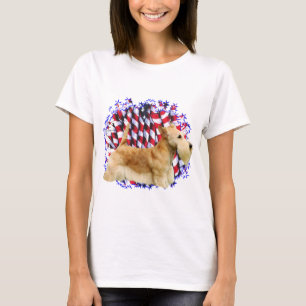 Camiseta Patriota de Scottish Terrier (trigo)
